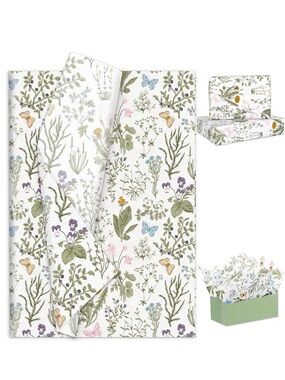 10 Pack 14x20 Tissue Paper Vintage Wildflowers